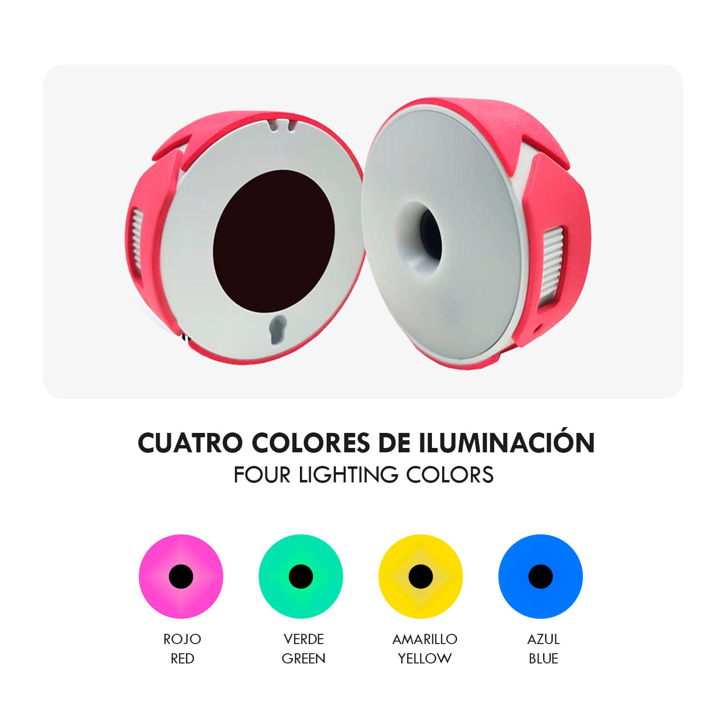 Set di 4 luci di allenamento alla reazione con telecomando e 4 modalità di gioco. Ideali per migliorare i riflessi e la coordinazione, con fissaggio magnetico.