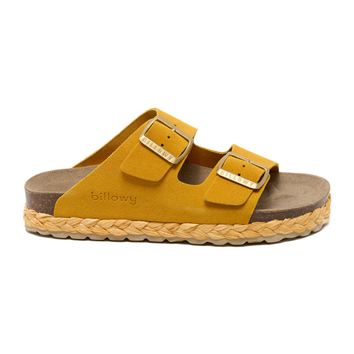 SANDALO CON ZEPPA BILLOWY GIALLO