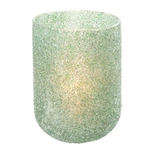 J-Line bougeoir Arti - verre - vert - medium