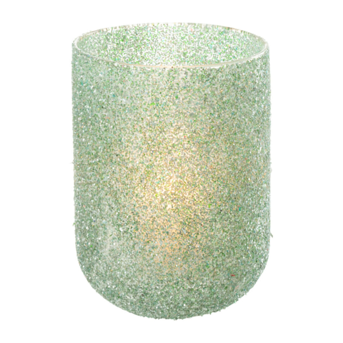 J-Line bougeoir Arti - verre - vert - medium