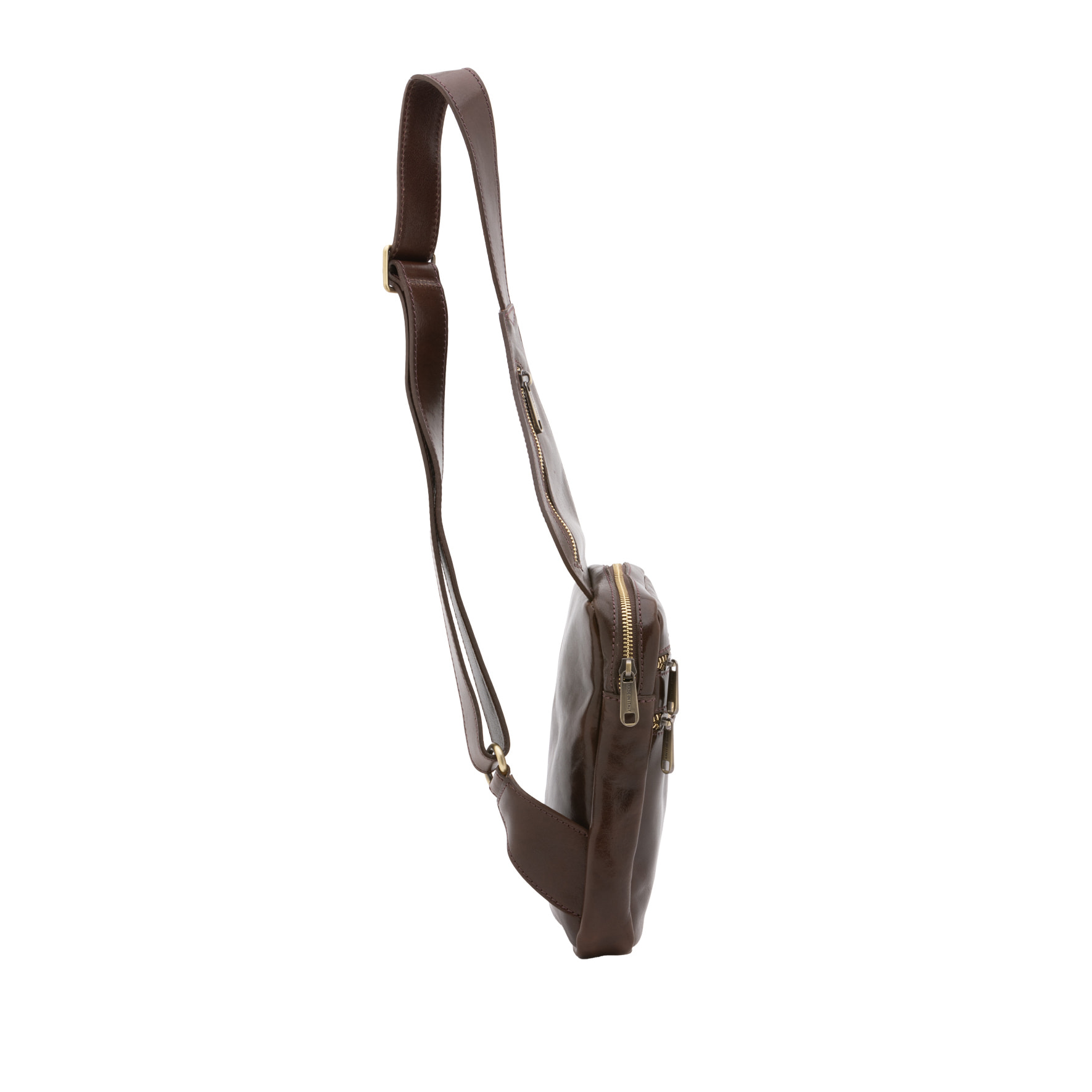 Borsa a tracolla  da uomo In Vera pelle Made in Italy 17x23x4 cm