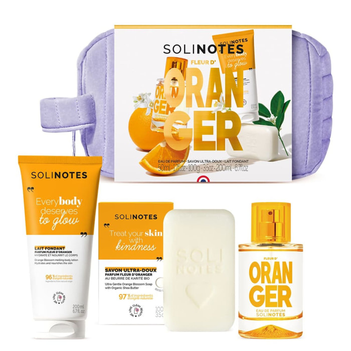 Fleur d'Oranger - Coffret Eau de Parfum 50 ml + 2 Produits