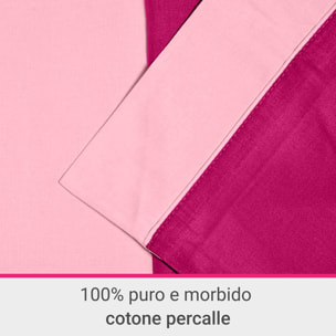 Completo letto Double-Color IPERSAN Fuxia/Rosa
