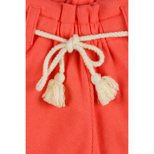 Pantaloncini Corallo Da Bambina