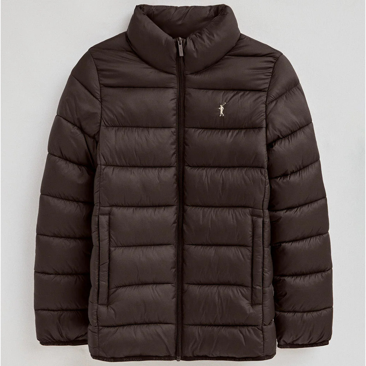 Giubbotto Salma Embroidery cioccolato con logo Rigby Go