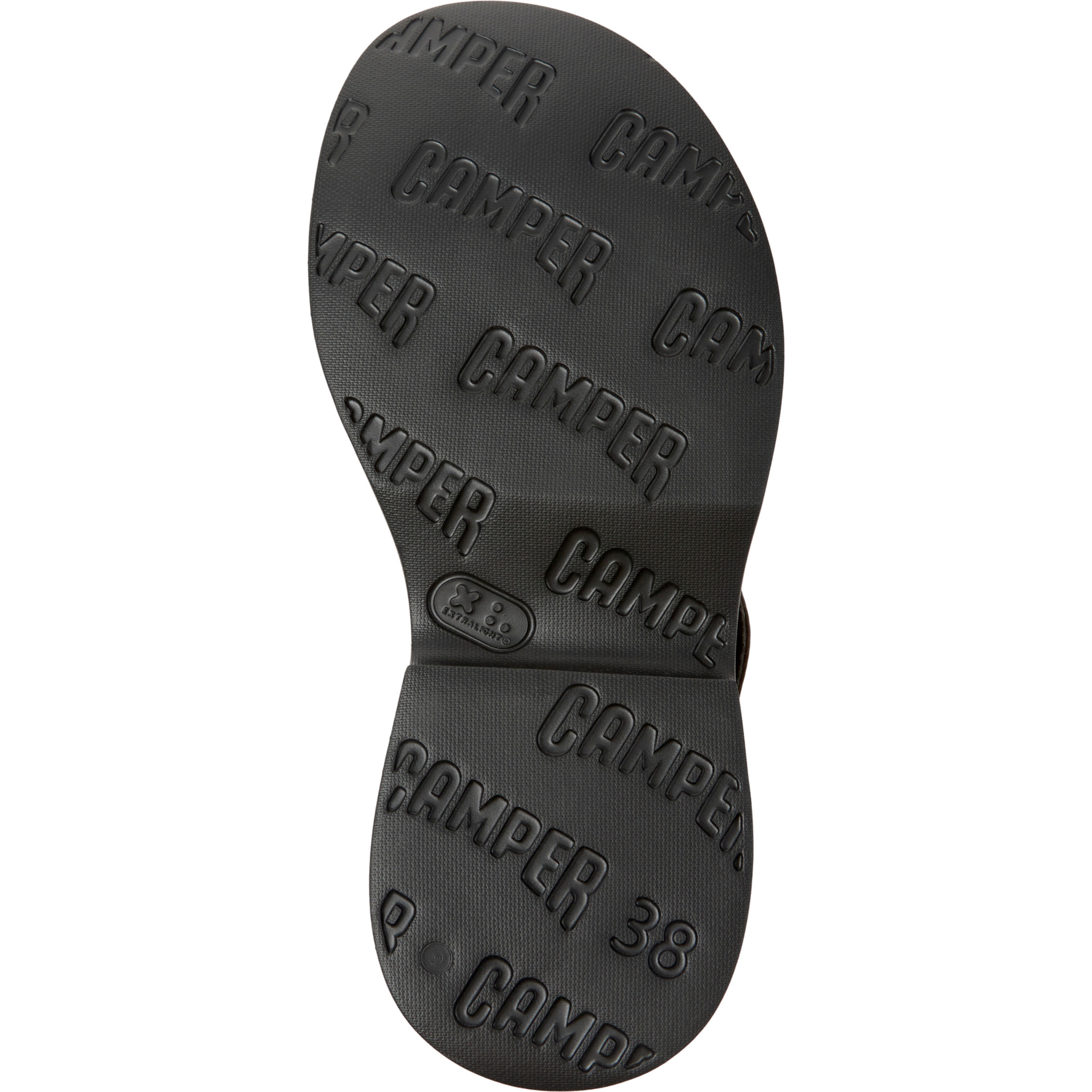 Sandalias - CAMPER Tasha - Marron - Cuero liso