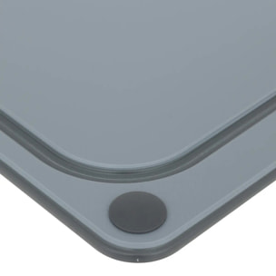 Planche à découper "Néo 2" en plastique gris 29,8x23,5cm