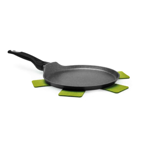 Crepiera 25 cm Excelsa – Ecoenergy, Alluminio Nero