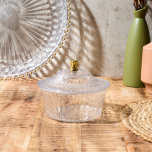 Coupe Avec Couvercle Plastique D15.4cm Sabah