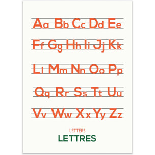 Affiche - Lettres - Posuta