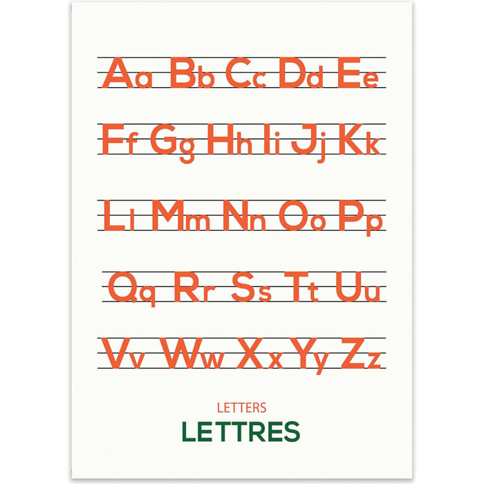 Affiche - Lettres - Posuta