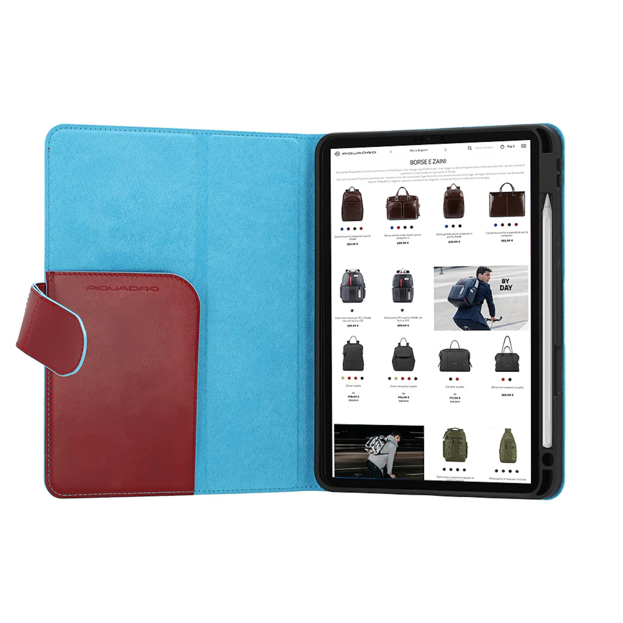 Piquadro Cover in pelle a leggio per iPad®Pro 11’’