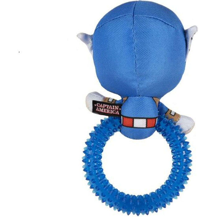 Mordedor Para Perro Avengers Capitan America Blue