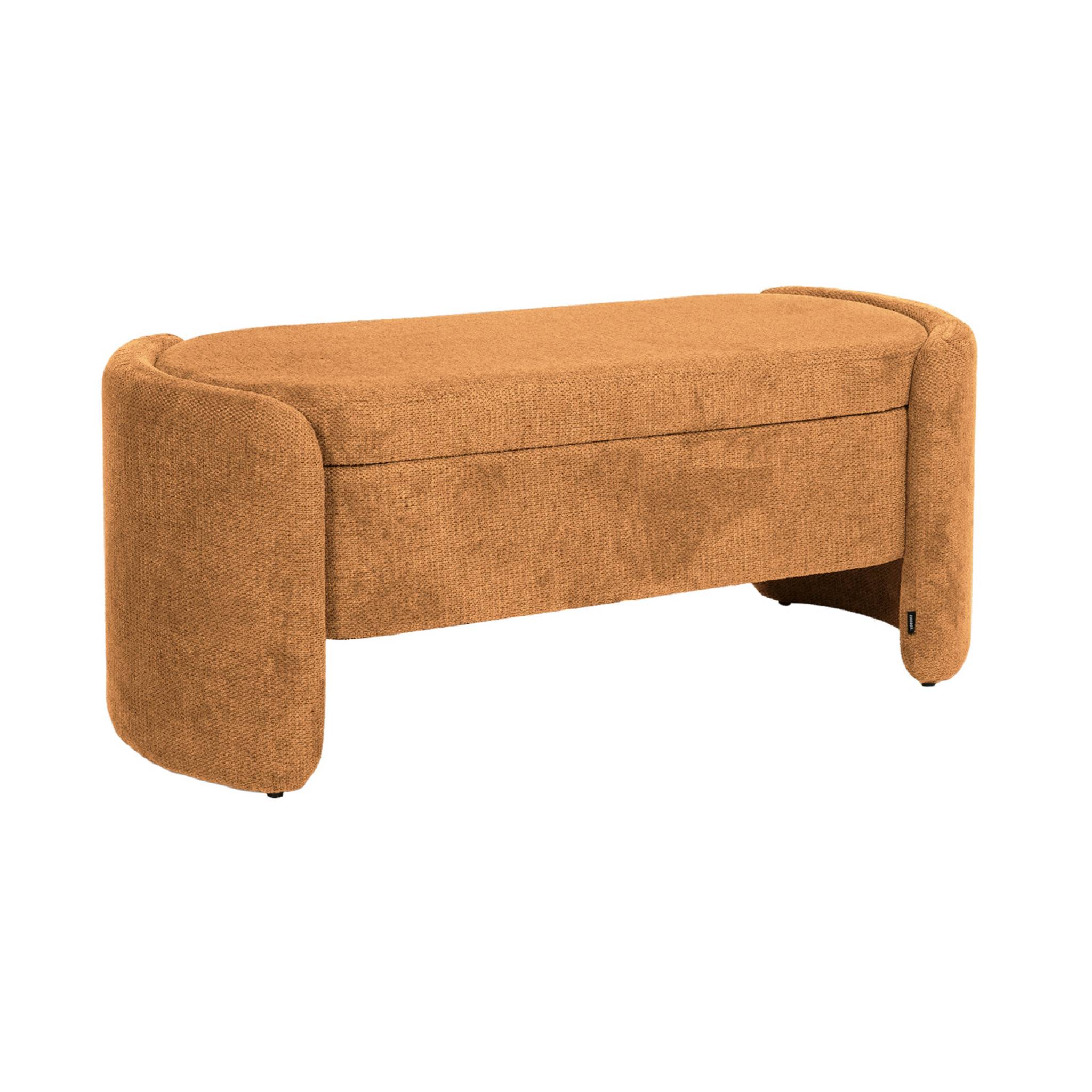 Banc coffre, bout de lit contemporain tissu KALO