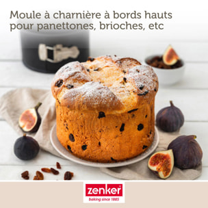 Lot de 2 moules à panettone à charnière 18 cm Zenker Spécial Countries