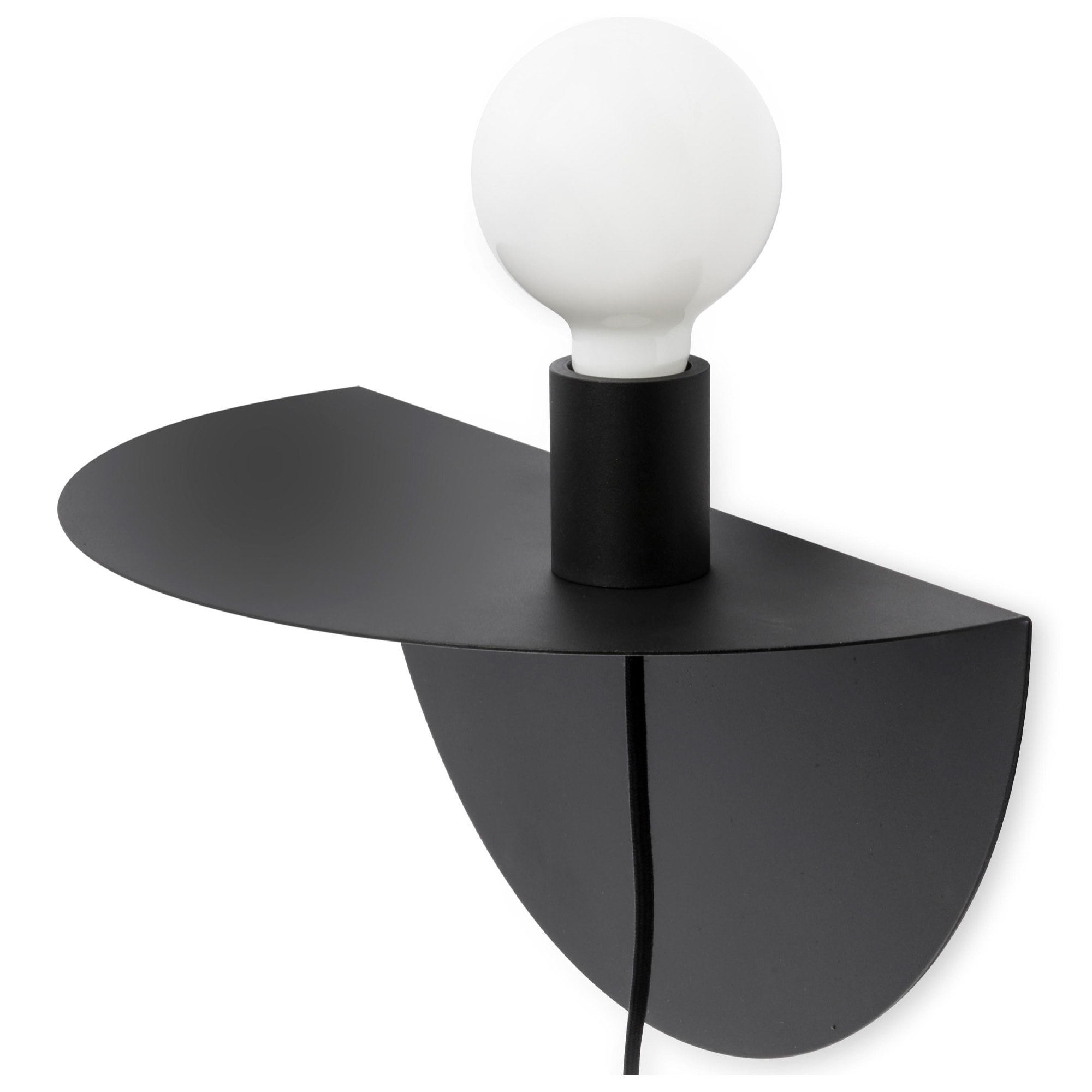 NIT Lampe applique gauche noire