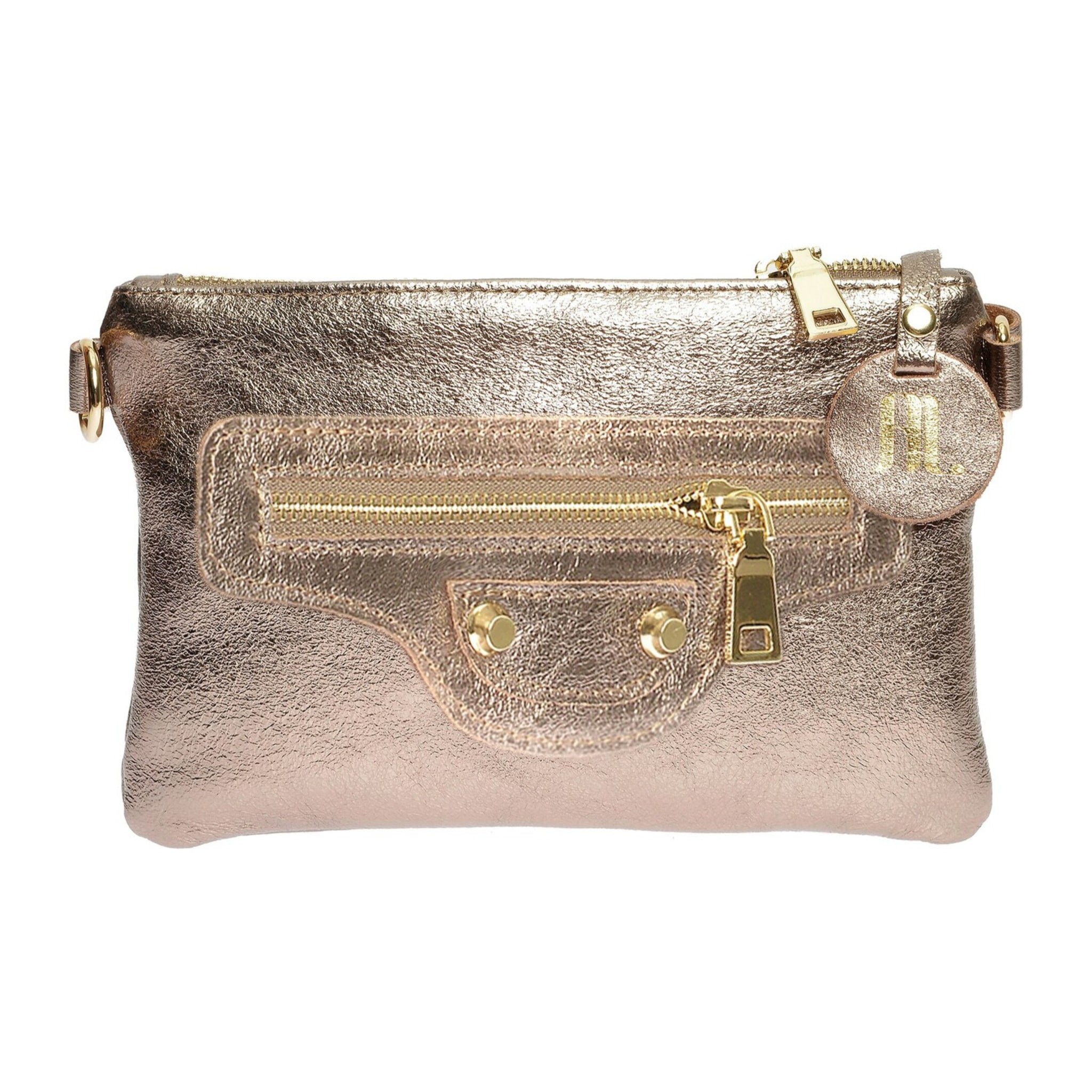 Borsa a spalla Anna Luchini Giallo