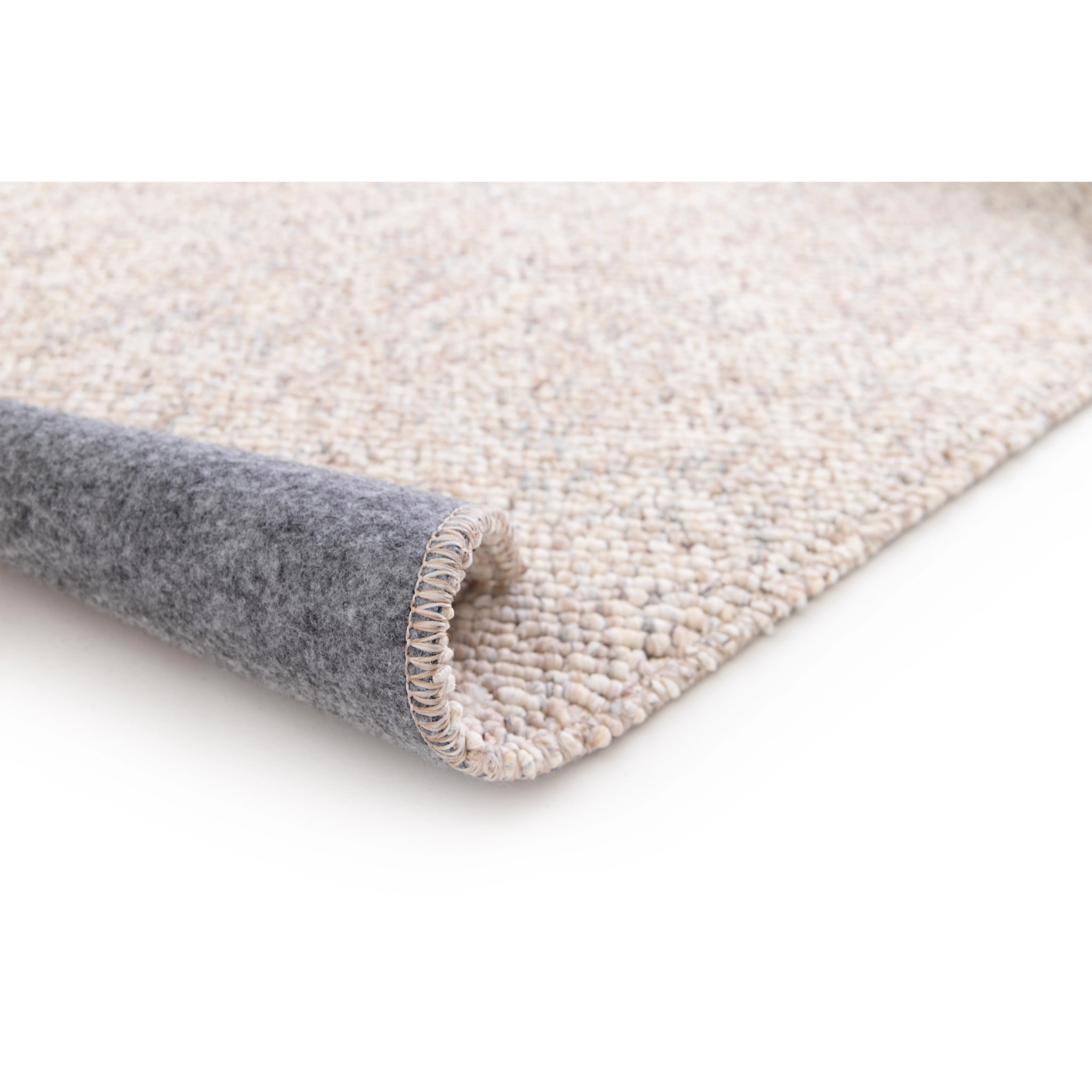 PETRA Alfombra lavable tejido en bucle en crema, varias medidas disponibles.