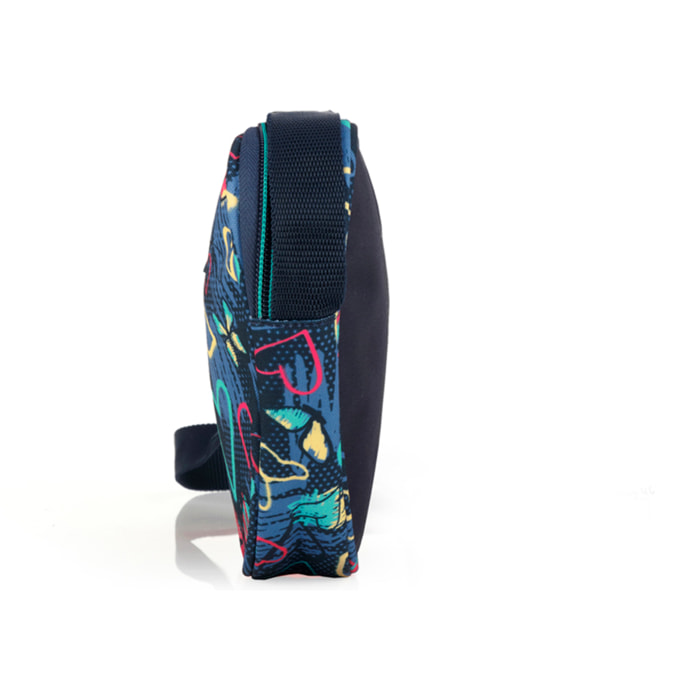 Bolso infantil Gabol TIZAS con corazones y resistente al agua