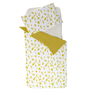 Parure de lit enfant esprit safari - Jaune