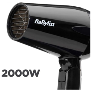 Sèche cheveux BABYLISS 5344E TRAVEL DRY 2000