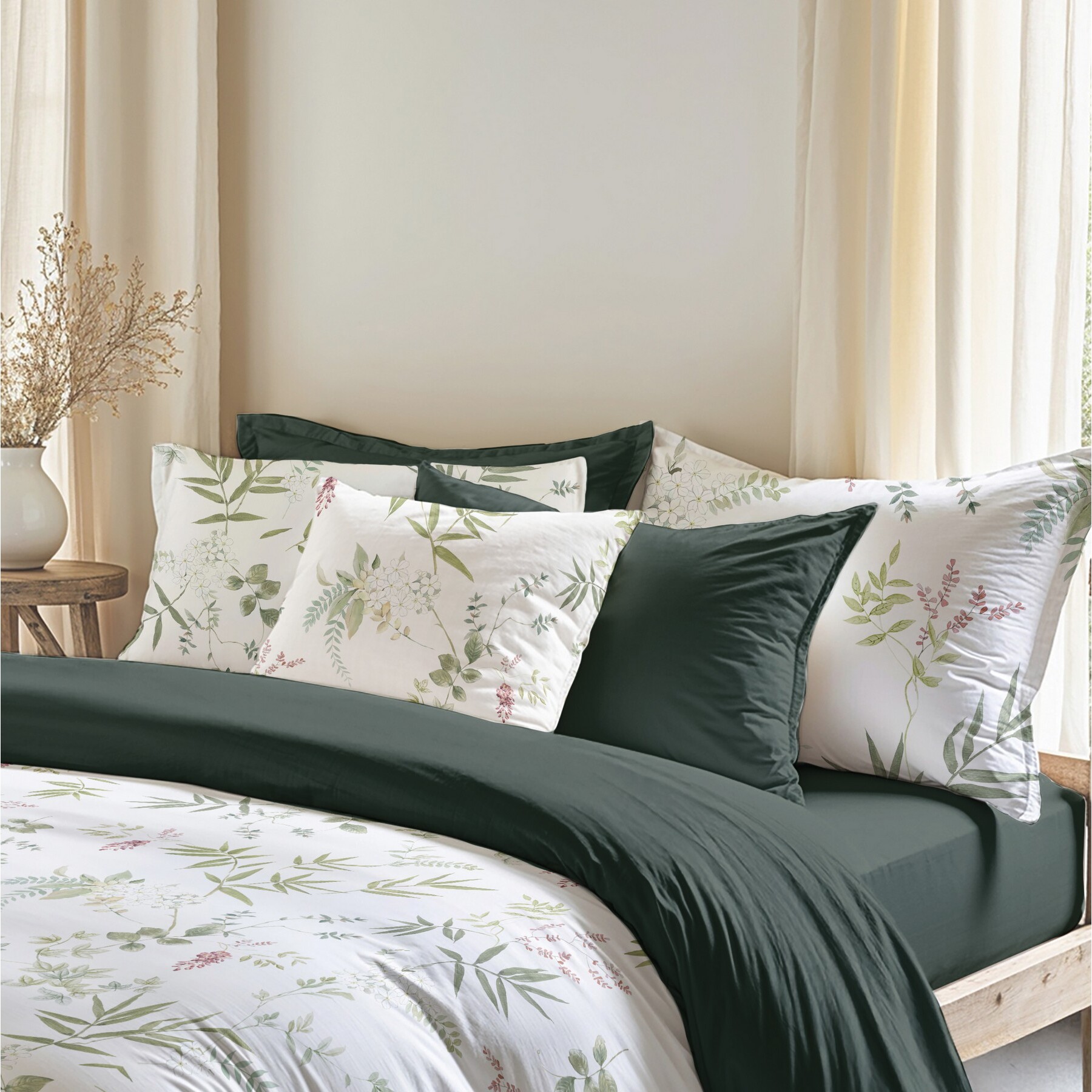 Housse de coussin Clover Verdee