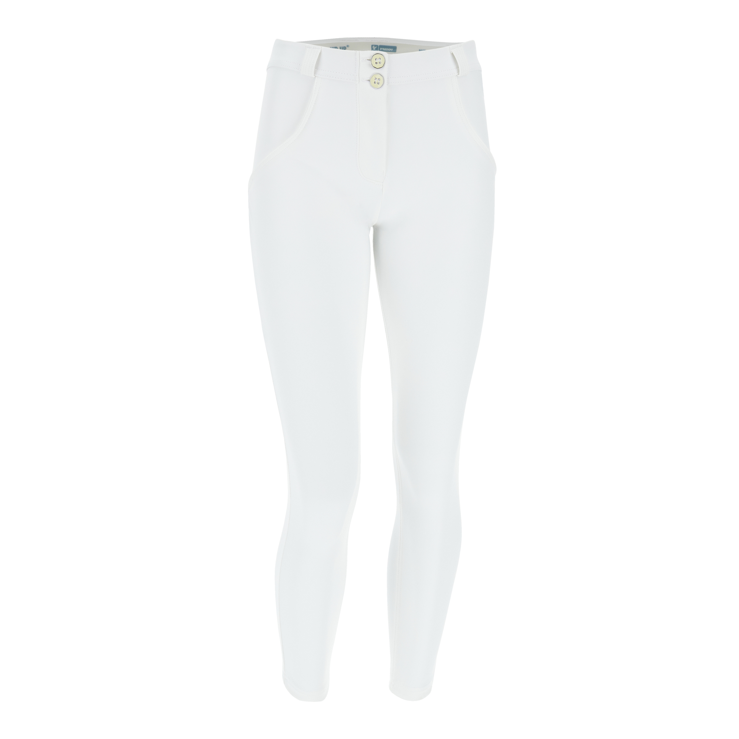 Pantaloni push up WR.UP® 7/8 superskinny similpelle ecologica