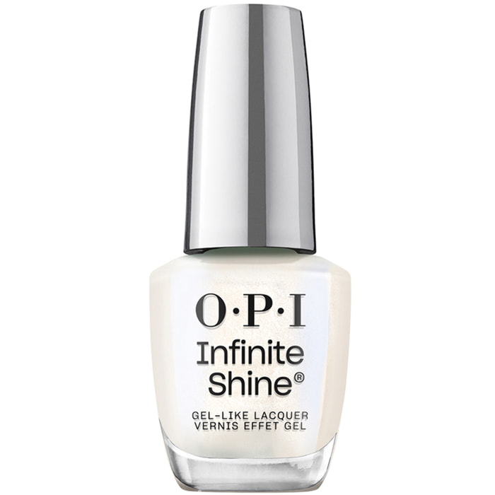 OPI Infinite Shine Smalto A Lunga Durata L90 Bianco Glitterato - Shimmer Takes All 15ml