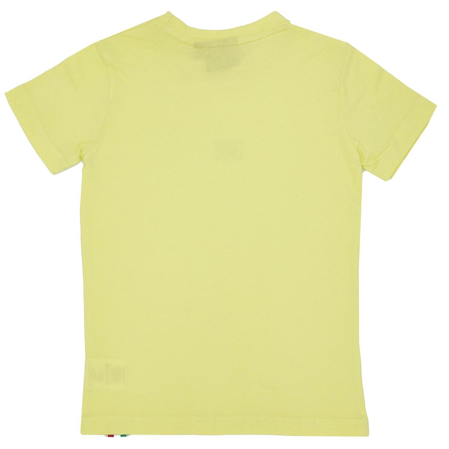 Camiseta básica de manga corta para niño con logo pequeño