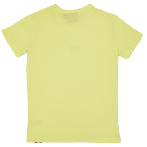 Camiseta básica de manga corta para niño con logo pequeño