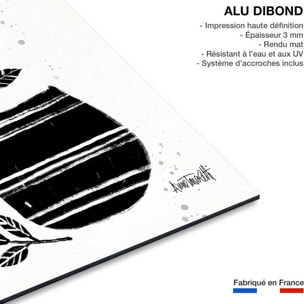 Deco murale Poterie et botanique Tableau alu Dibond