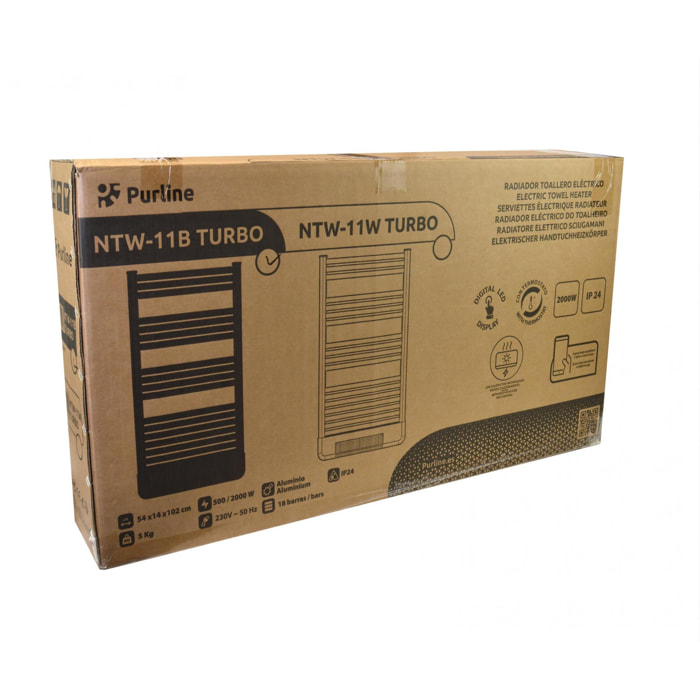 Radiateur sèche-serviettes avec chauffage intégré et contrôle WiFi