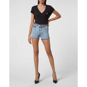 PHILIPP PLEIN Pantalones cortos vaqueros