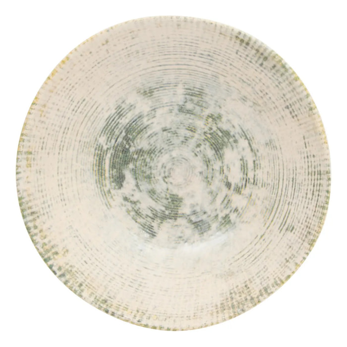 Assiette creuse Ariane D21cm vert