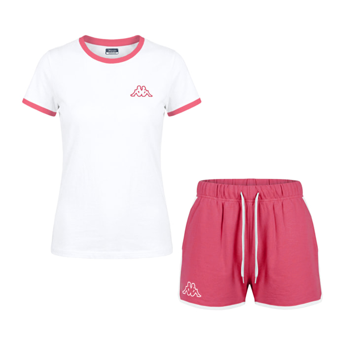 Completo Corto Donna KAPPA Cotone Jersey