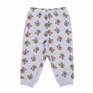 Pigiama lungo Baby Winnie The Pooh Grigio Lui Disney Multicolor