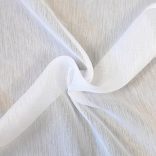 Tissu voile légère avec bas plombé - Blanc