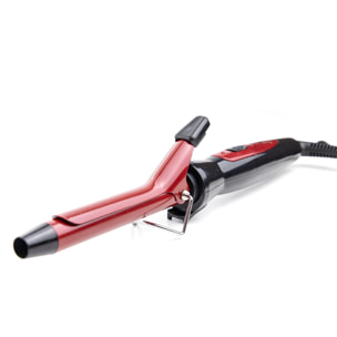 Arricciacapelli Icurl Proceramic Plus 19 - Nero E Bordeaux - 25W