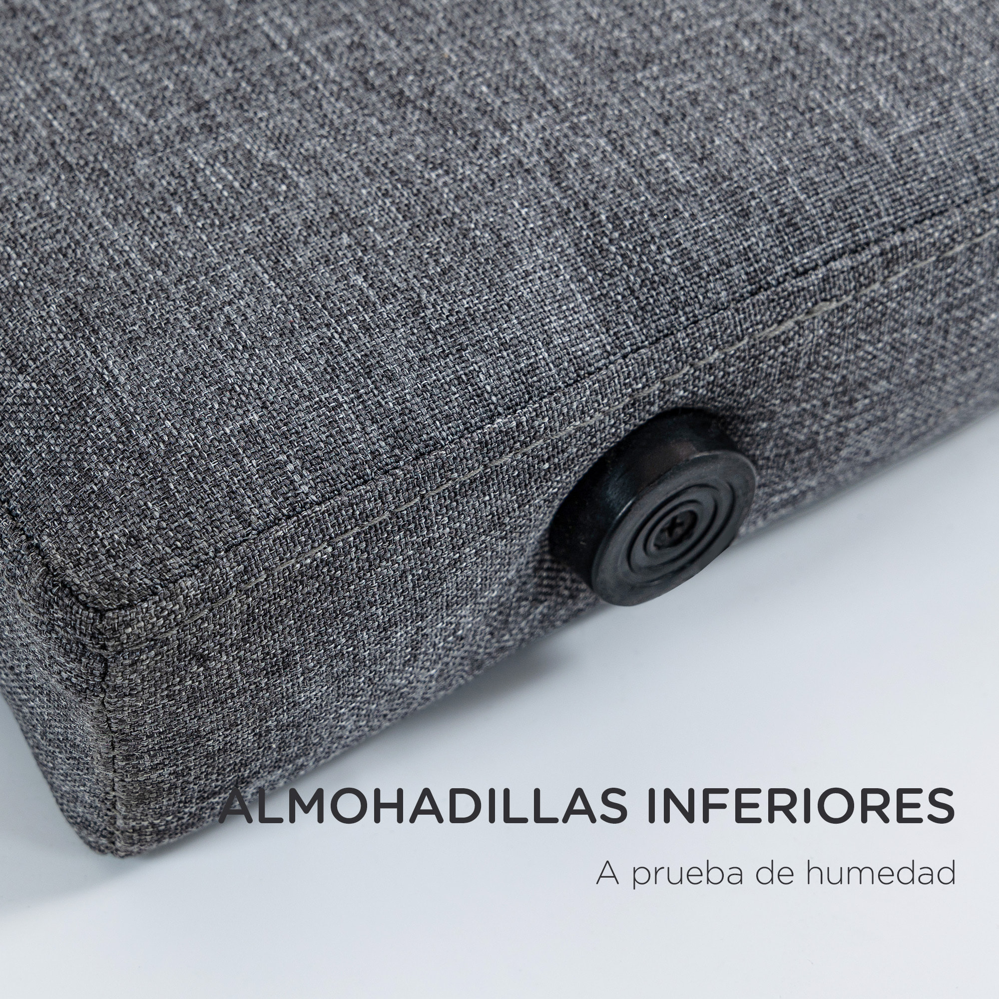 Cabecero de Cama 160 cm Cabezal de Cama Tapizado en Lino 2 Formas de Uso Vertical o Montado a la Pared Cabecero para Dormitorio Gris