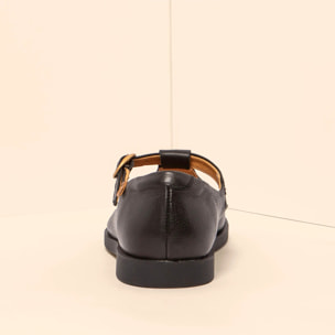 Zapatos N5873 SOFT NAPPA BLACK/ ARENISCA color Black