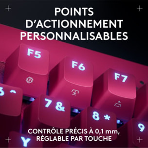 Clavier gamer LOGITECH G Pro X TKL Rapid Magenta