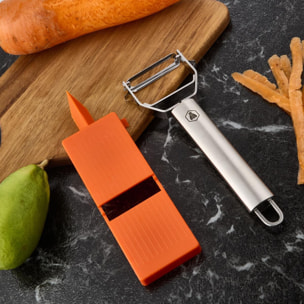 Épluche légumes original + Mini râpe 2 pièces