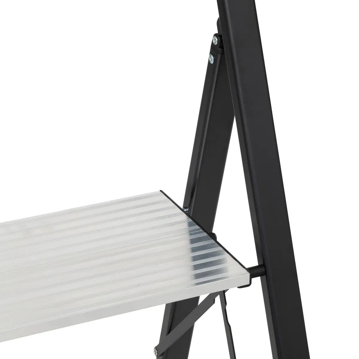 Marchepied en aluminium gris 3 marches H105cm