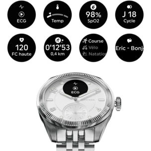 Montre santé WITHINGS Scanwatch Nova Brilliant 39mm Titanium