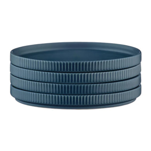 Assiette SCANDI Ø16,5cm - 4 pièces - Marine