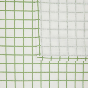 Nappe rectangulaire Garrigue 240x140cm coton blanc