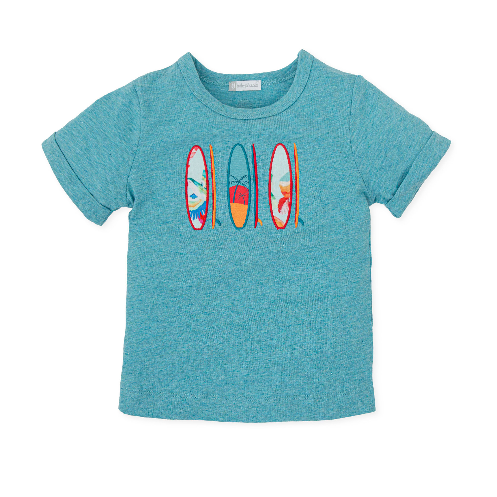 Camiseta-- - Turquesa