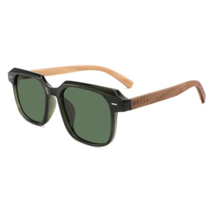 Gafas de Sol Feler 1605P-3 Polarizadas de Madera Unisex 51 mm