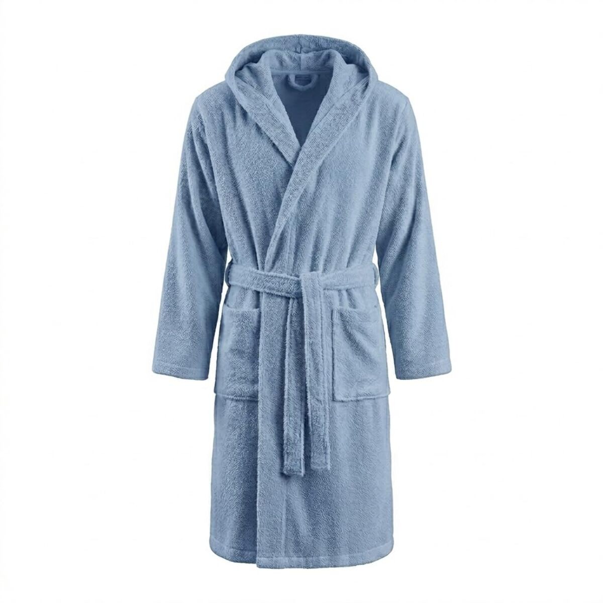 INTRECCI HOME Accappatoio Uomo e Donna, in Puro Cotone Jacquard 500 g, , Morbidezza Extra, Avvolgente, con Cappuccio e Tasche, Elegante e Confortevole,