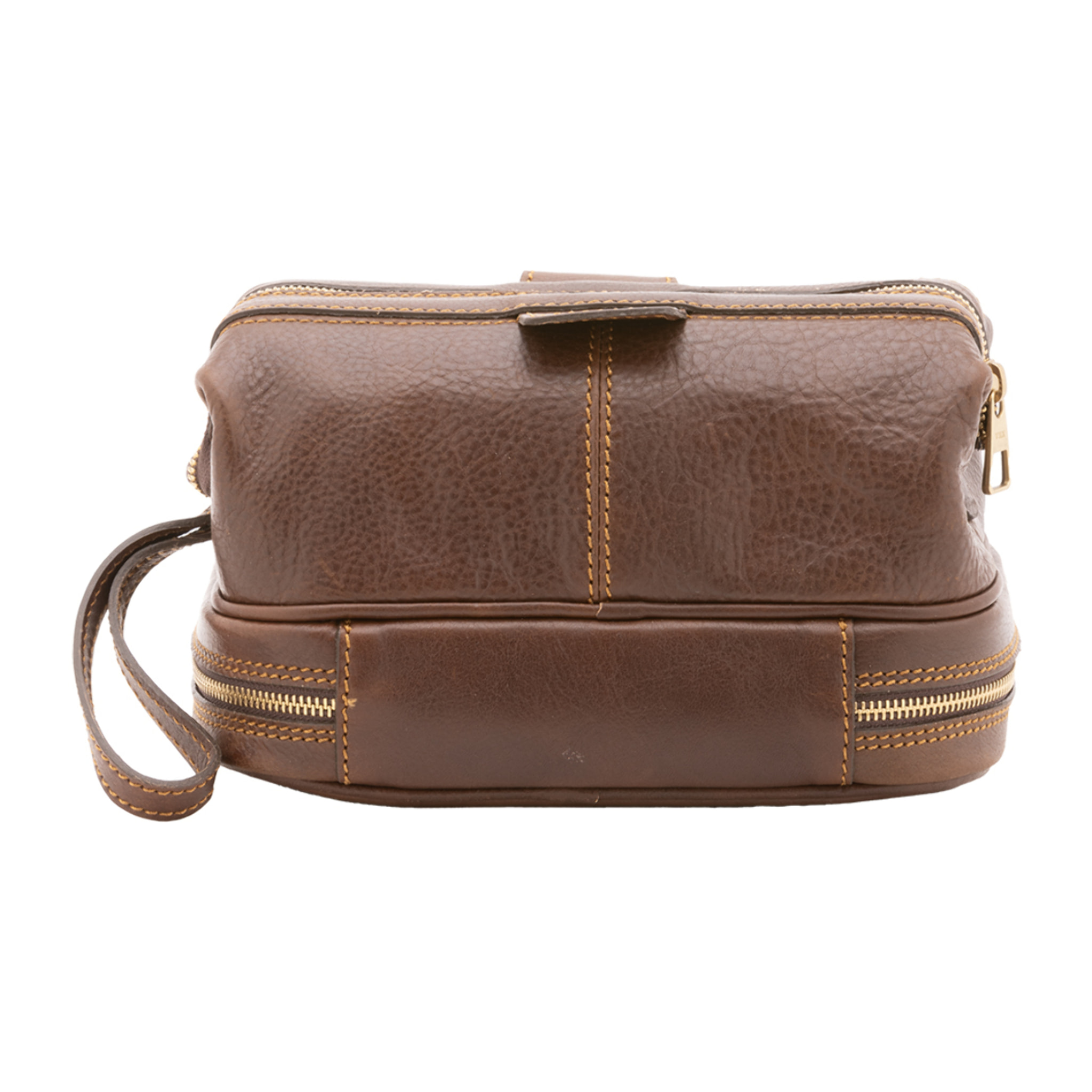 Pochette  unisex In Vera pelle Made in Italy 25x18x16 cm